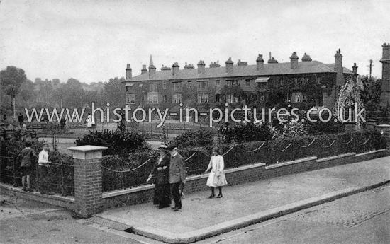 Prittlewell Square, East Side, Southend-on-Sea. Essex. c.1916